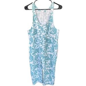 Colsie Blue and White Tie-Dye Top